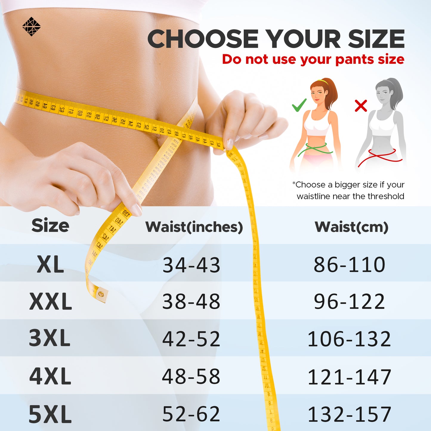 Lower Back Brace for Lumbar Support in PLUS SIZE